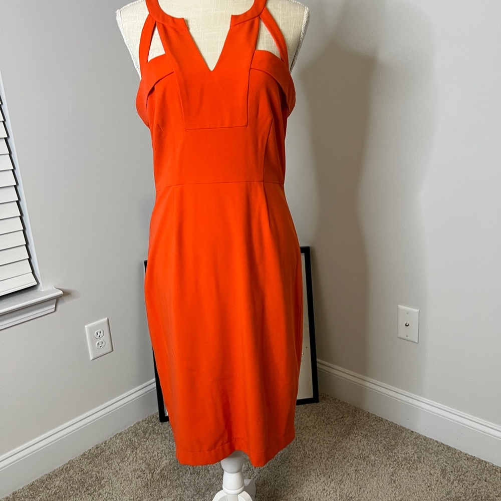 Orange Strappy Dress